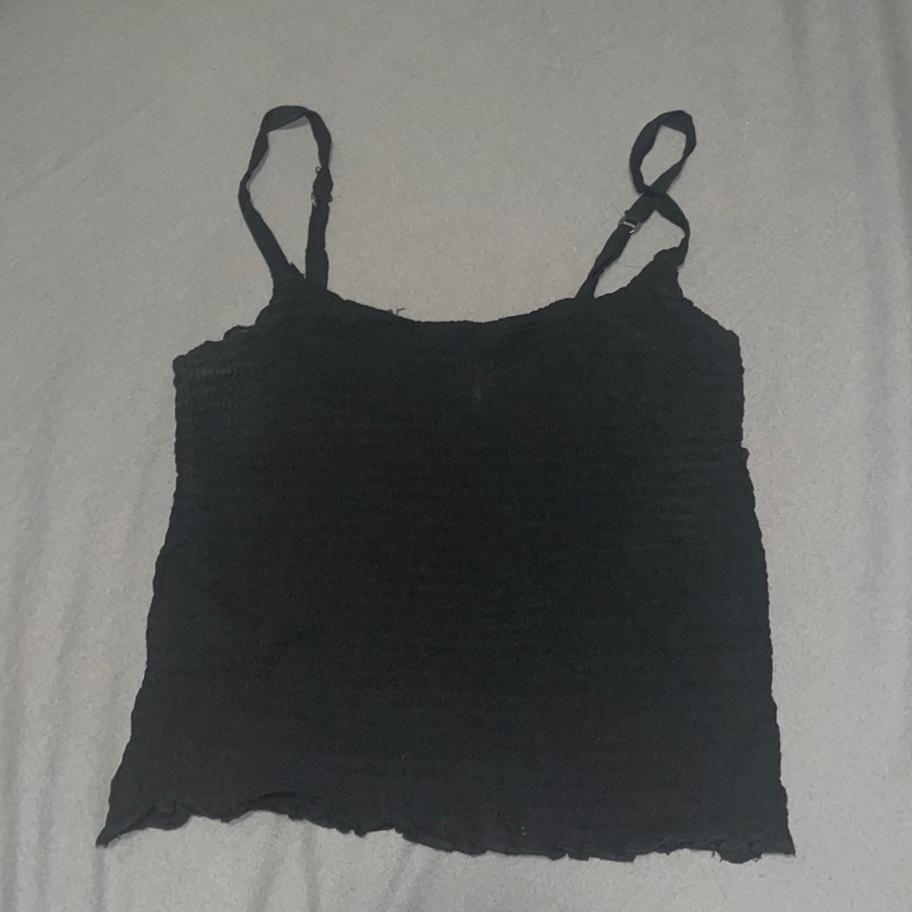 Hollister Ruffled Cropped Tank
